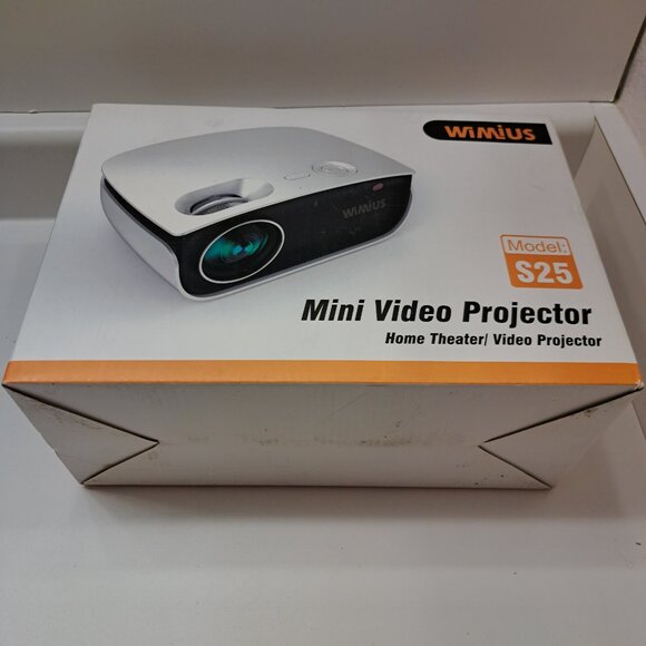 WiMiUS Portable S25 Mini 1080p WiFi Projector With Carry Case - Picture 2 of 4